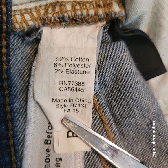 Madewell Jeans Size 28 High Riser Skinny Davis Wash B7131 Stretch Denim - Picture 5 of 11